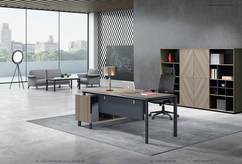 普罗系列 - 经理总监办公室绿色环保大班台 普罗系列 - 经理总监办公室绿色环保大班台