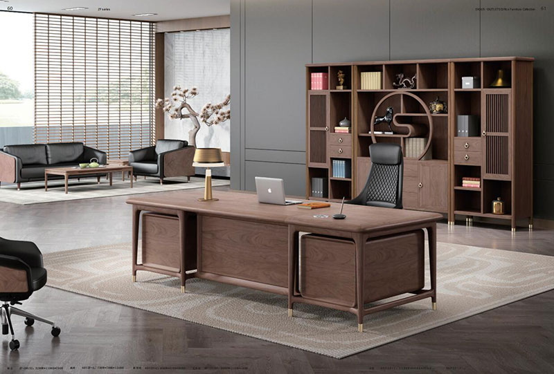 卓梵系列 - 时尚宽敞个性定制老板大班台 卓梵系列 - 时尚宽敞个性定制老板大班台