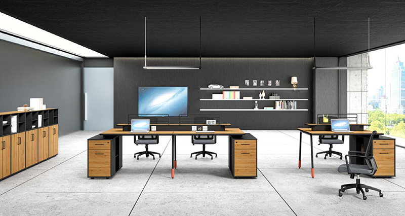 涵素系列 - 现代简约办公室职员桌 涵素系列 - 现代简约办公室职员桌