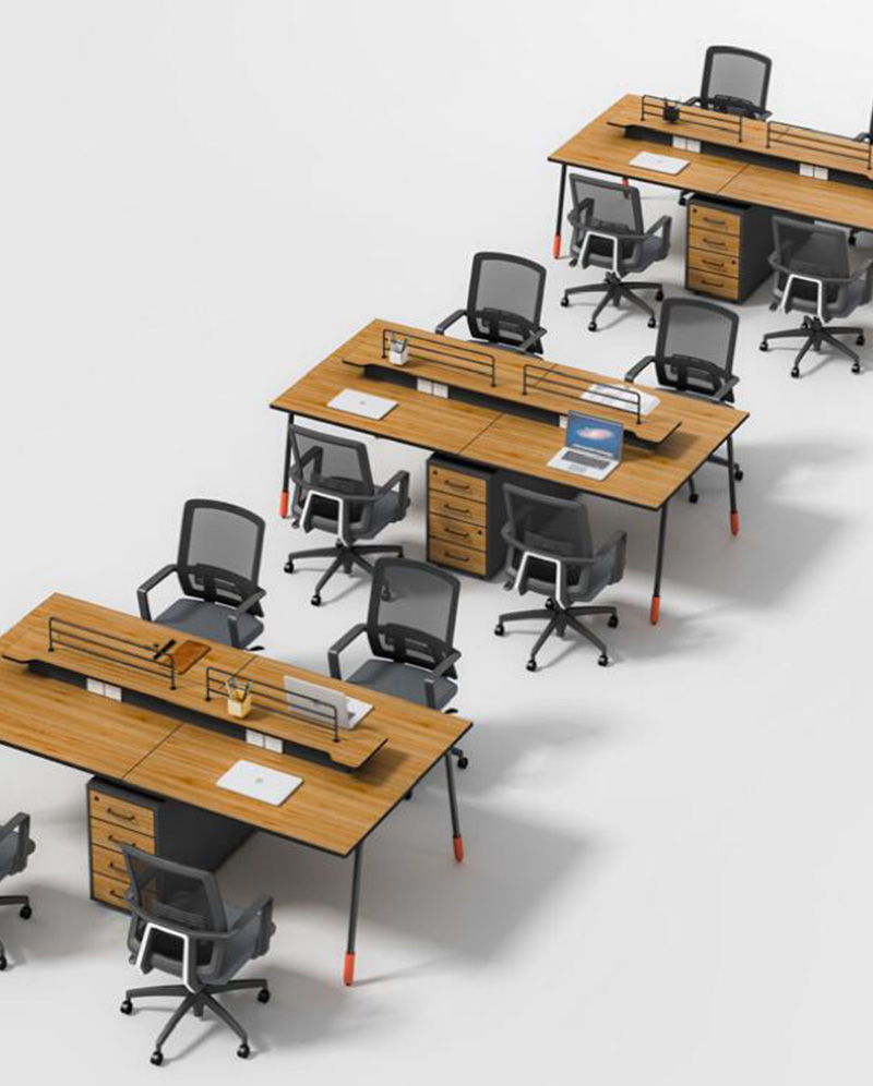 涵素系列 - 现代简约办公室职员桌 涵素系列 - 现代简约办公室职员桌