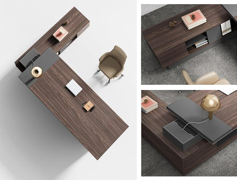 配齐系列-老板办公桌 配齐系列-老板办公桌