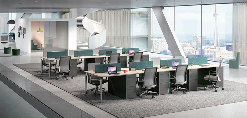 米拉尔系列组合办公桌椅 米拉尔系列组合办公桌椅