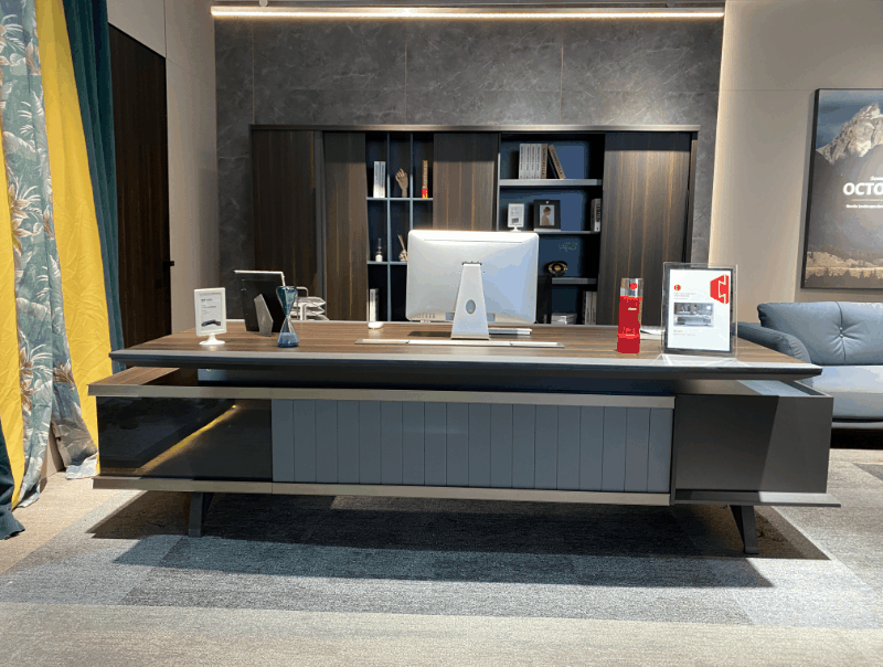 博跃系列-大班台办公桌 博跃系列-大班台办公桌