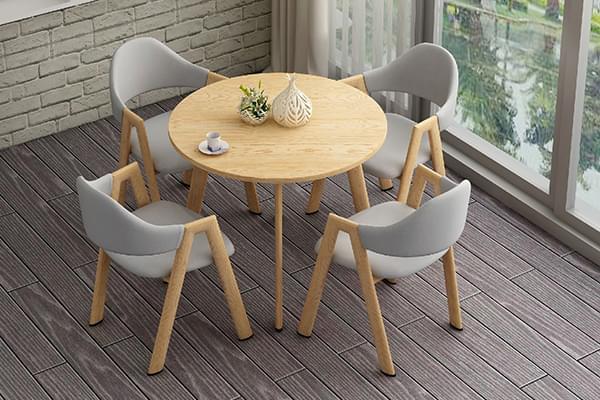 养老院四人休闲桌椅 养老院四人休闲桌椅