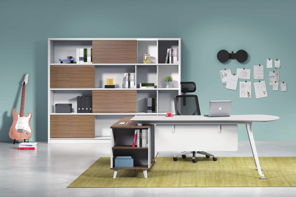 泰晤士系列胶版含副柜经理主管办公桌TI-D0322-2 泰晤士系列胶版含副柜经理主管办公桌TI-D0322-2